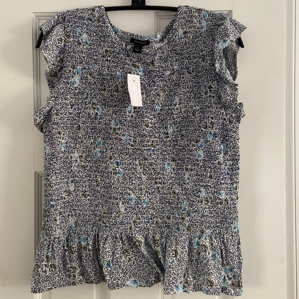 Ann Taylor Smocked Top